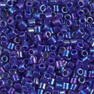 Miyuki delica beads 8/0 - Opaque royal blue ab DBL-165